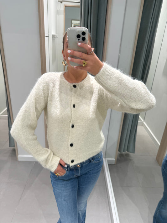 VMNOVAH Knit Cardigan - Birch