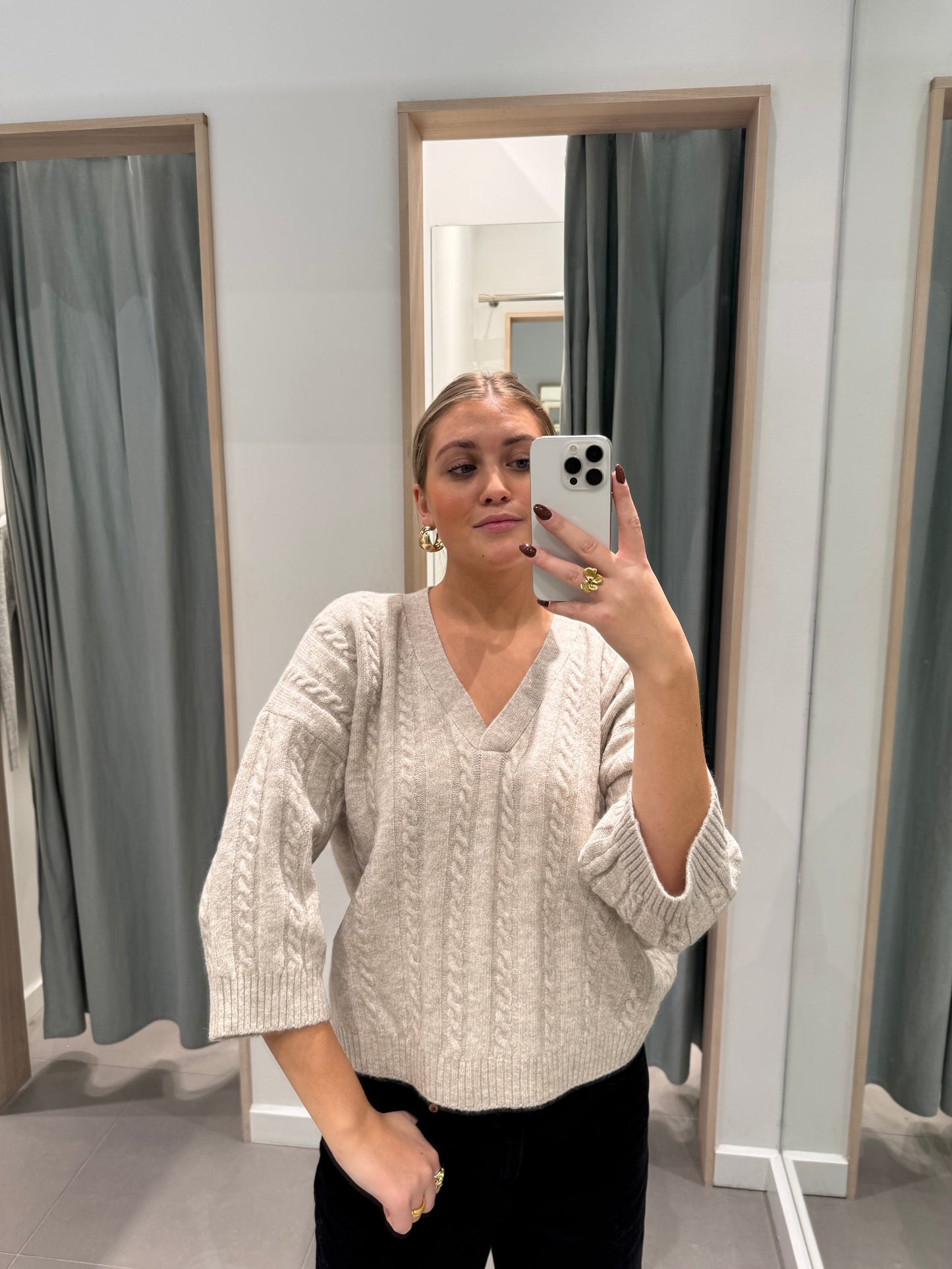 VMGEMMA Pullover - Plaza Taupe