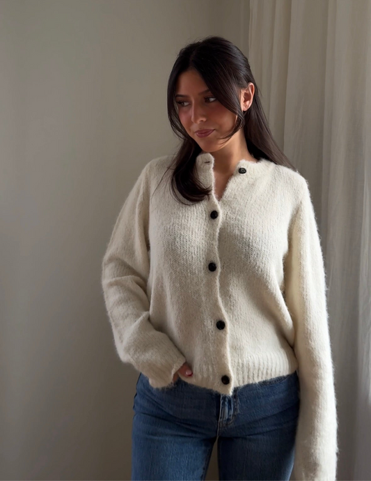 VMNOVAH Knit Cardigan - Birch