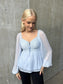 VMDINA Top - Cashmere Blue