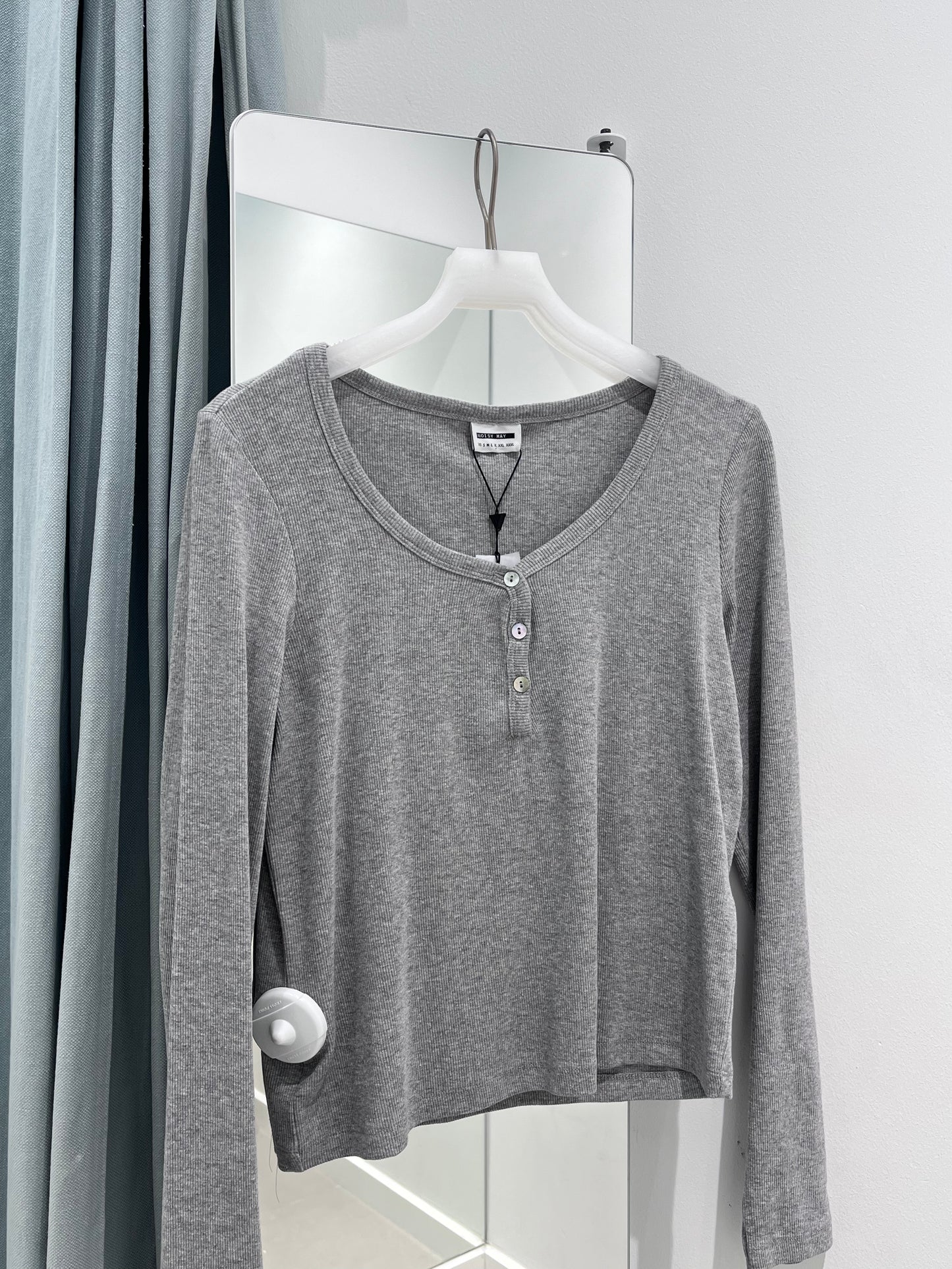 NMJUDY T-Shirts & Tops - Light Grey Melange
